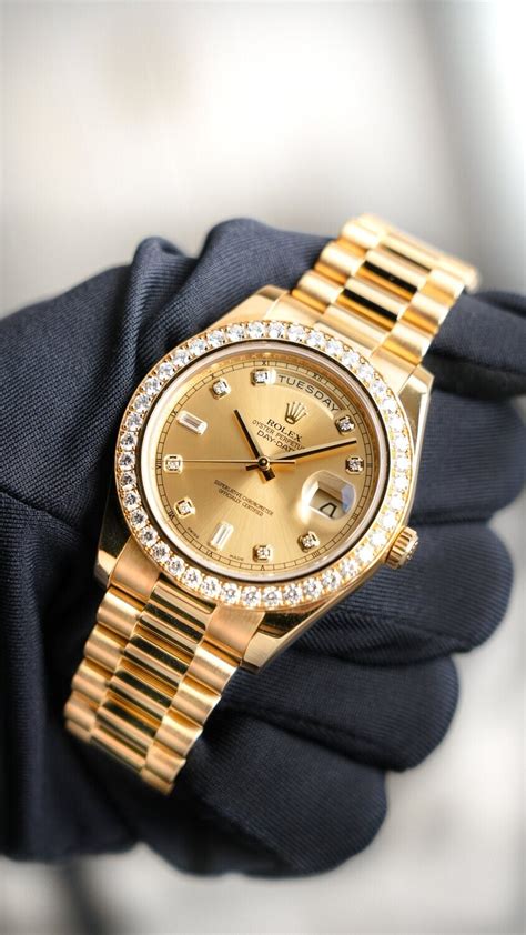 gold rolex day date ll|Rolex Day-Date 41mm gold.